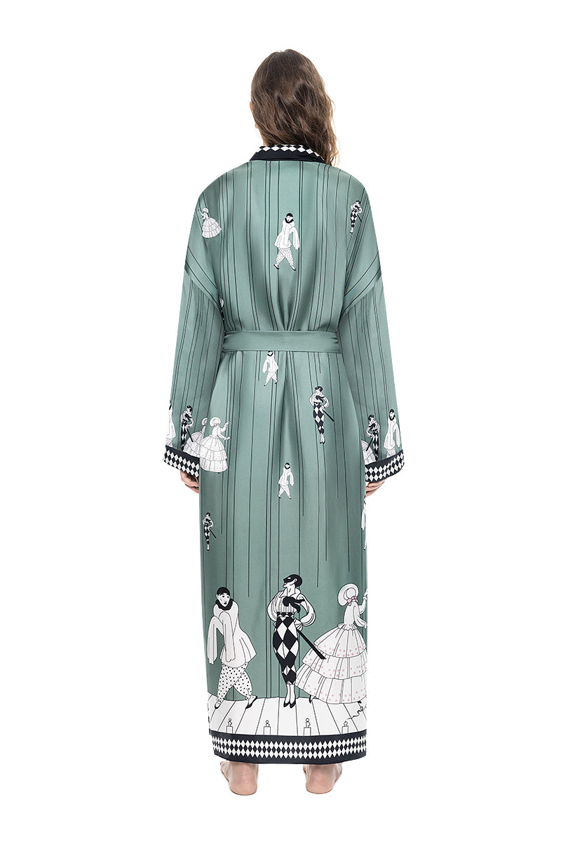 Unisex Tsukesage silk kimono