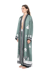 Unisex Tsukesage silk kimono