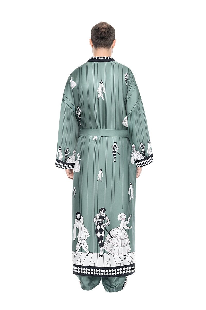 Unisex Tsukesage silk kimono