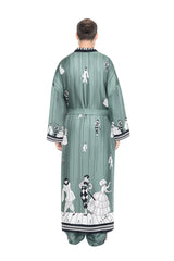 Unisex Tsukesage silk kimono