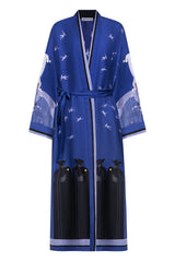 Unisex Tsukesage silk kimono