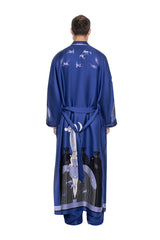 Unisex Tsukesage silk kimono