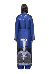 Unisex Tsukesage silk kimono