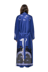 Unisex Tsukesage silk kimono